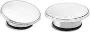 Yakamoz 2Pcs Blind Spot Mirror, 2" Round HD Glass Frameless Convex Rear View Mirrors Adjustable 360°Rotate Wide Angle Exterior Accessories For All Universal Vehicles Car