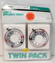 2 Pack Intermatic Time-All Lamp & Appliance Timers 24 Hour 1 On Off Setting Day