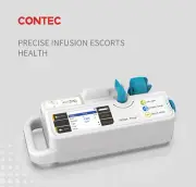 CONTEC SP950 Syringe Pump 2.8'' LCD KVO Injection equipment rechargeable Battery