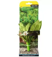 Aqua One Silk Plant Amazon Broad Leaf Medium Decoration Fish Tank Aquarium 24114