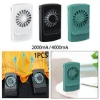 Portable Waist Clip Fan Small Personal Fan Quiet USB Neck Hanging Fan Mini
