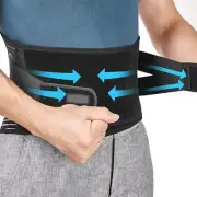 Lumbar Support Belt Back Support Belt Adjustable Waist Support Belt for Men