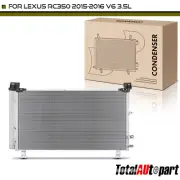 New A/C AC Condenser w/ Receiver Drier & Bracket for Lexus RC350 15-16 V6 3.5L (for: Lexus)