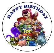 Toy Story Edible Rice Paper Image Birthday Cake Topper Decoration Personalised