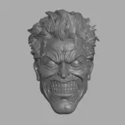 Angry Joker Batman villain custom head for 4" 6" 7" 12" action figures