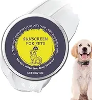 Pet Sunscreen, Moisturising Sun Protection for Dogs and Cats, Dog Sun Protection Nose Sun Cream for Camping, Hiking, Outdoors, 30 g