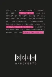 Scum Manifesto by Valerie Solanas [Paperback]
