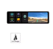 WIFI Car Dash Cam Carplay Android Auto Car Rearview Mirror DVR Video Recorder (for: Porsche)