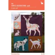 The Forest Abstraction Quilt Pattern by Violet Craft Quilting Sewing Craft