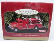 1999, TONKA 1956 SUBURBAN PUMPER, #5, HALLMARK KEEPSAKE ORNAMENT