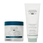 CHRISTOPHE ROBIN Cleansing Purifying Scalp Scrub with Sea Salt 250ml Set