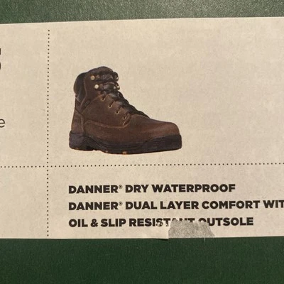Danner 6” Lace Up Boots Caliper Size 14D Mens