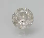 Certified 1.49 Carat H SI3 Round Brilliant Natural Enhanced Mined Diamond 6.92m