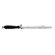Flugel Steels 6012-700 - 20cm Flugel Sharpening Steel, Fine Grit (Black Rubber Handle)