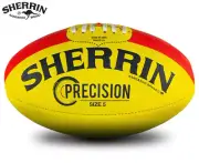 Precision Size 5 AFL Football - Yellow/Red