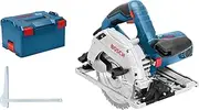[Bosch Professional] GKS 55+ GCE hand-held circular saw (1350 W, saw blade diameter: 165 mm, parallel guide, 1x circular saw blade, in L-BOXX 238)