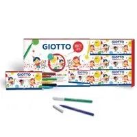 在飛比找森森購物網優惠-義大利 GIOTTO 派對禮物分享盒(12入)-可洗式彩色筆