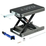 Motorcycle Jack 500kg Motorbike Stand Carbon Steel Motorbike Lift w Deck Grey