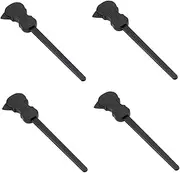 ibasenice 4pcs Acoustic Guitar Accessories Bow Pick Guitar Tuning Pick Hair on Both Sides Pc Material Hardness