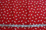 Winter Wonderalnd Moda Snowman Snowmen Red Fabric 21inch