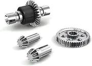 1:14 Scale RC Car Upgrade Accessories Main Shaft Metal Gear with a Metal Differential, Upgrade Spare Parts RC Vehicle Differentials for 14431 14412 14413