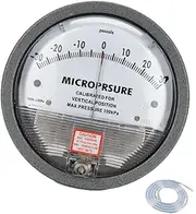 TENOL Air Pressure Differential Gauge High Precision Air Differential Vacuum Sturdy Repair Tool Micro Differential Pressure Gauge, 30pa