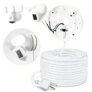 25Ft Power Cable and Plug-In Mount for Floodlight Cams Compatible