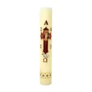 mrcjsales - Easter Regular Candle 10" - 1/4 Kilo. Divine Jesus Christ Symbol. Ve