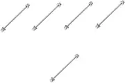[AOKWAWALIY] Suit Lapel Pin Ties for Men Mens Shirt Collar Bar Necktie Pin Brooch Pin for Men Lapel Pin for Men Decorative Tie Pin Shirt Collar Bar Tie Collar Pin Men Tie Pin Zinc Alloy Silver