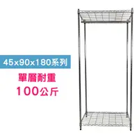 在飛比找PChome24h購物優惠-【我塑我形】90 x 45 x 180 cm 萬用鐵力士鍍鉻