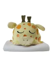 [Bubba Blue] Zoo Animals Giraffe Novelty Towel in Yellow