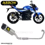 Full exhaust SUZUKI GSX-S 125 2017 2018 ARROW Titanium CC THUNDER