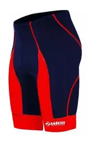 Zimco Men Pro Cycling Shorts Bike Knicks Bicycle Short CoolMax Padded 143