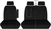 for Ford Transit Custom VN Van 2013-2023 Sperling Custom Black Front Neoprene Seat Covers