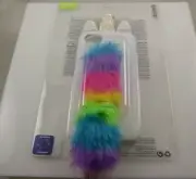 unicorn rainbow tail Fits Iphone 6 , 7 & 8 SE phone case white