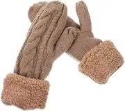 [SAFIGLE] Classic Design Warm Gloves for Men Sturdy Weaving Gloves Wear-resistant Mittens Outdoor Accessory