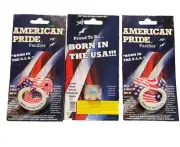 Lot 3 Billy Bob ADULT Pacifier Anti-Abortion Born in USA Baby Trump Election Day