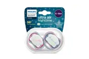 Avent Ultra Air Night Soother 6-18 Months 2 Pack