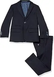 [Isaac Mizrahi] Slim Fit Boy's 2pc Dotted Contrast Suit