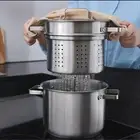 Saucepan Soup Pot Kitchenware Strainer Basket for Boiled Eggs Soup Blanching