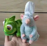 NEW Disney Parks Ratatouille PASCAL PLUSH TOY Rapunzel Tangled Magnet Magnetic