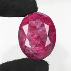 Certified Natural African Red Ruby Facet Oval Cut Loose Gemstone 167.45 Ct