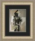 Pablo Picasso Harlequin with Violin Custom Framed Print
