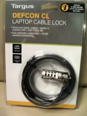 DEFCON CL LAPTOP/NOTEBOOK CABLE LOCK by TARGUS - NEW IN PKG
