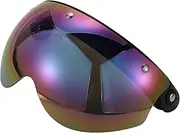 X AUTOHAUX 1pc Universal Motorcycle Face Shield - Motorcycle Helmet Visor Replacement Anti-UV - Resin Assorted Color