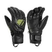 Leki WCR C-Tech 3D Junior Gloves, Black/Yellow, 6