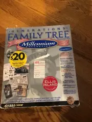 Generations Family Tree Millennium Edition Collection Complete In Big Box Pc