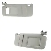 2X TAN Beige Sun Visor Left Right for 2007-11 Toyota Camry W/O vanity light AMIS (for: Toyota)