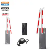 SENTRY BRUSHLESS Low Voltage Articualted 180 Boom Barrier Gate Keypad Pin Code
