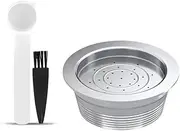 JOYSOG Stainless Steel Metal Coffee Capsule for Lavazza A mio Machines Coffee Reusable Capsule Pods (Silver)